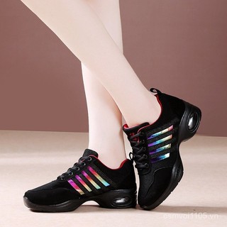Giày khiêu vũ nữ thoáng khí, hiện đại, vuông, style thủy thủ