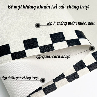 Thảm Trải Bàn Lót Nỉ MAISON Lót Kệ Tủ Chống Thấm, Vỏ Bọc Máy Giặt, Lò Vi Sóng Chống Bụi, Thảm Lót Ly Bàn Ăn