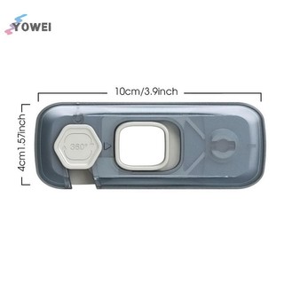 YOWEI 1 khóa cửa tủ lạnh/tủ đông an toàn cho trẻ em, khóa trẻ em bảo vệ tủ lạnh