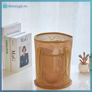 Deyangk 2025 Mới Thời Trang Hàn Quốc Lưới Rỗng Thể Dục Túi Đeo Vai Giải Trí Túi Bơi Du Lịch Bảo Quản Washbag VN