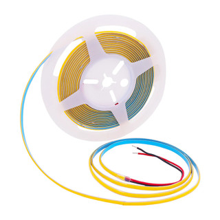 12V 24V 480LEDs / m Dải đèn LED COB mật độ cao RA90 Chiếu sáng tuyến tính không chấm có thể điều chỉnh độ sáng, Băng LED linh hoạt màu trắng mát mẻ tự nhiên ấm áp để trang trí khách sạn tại nhà