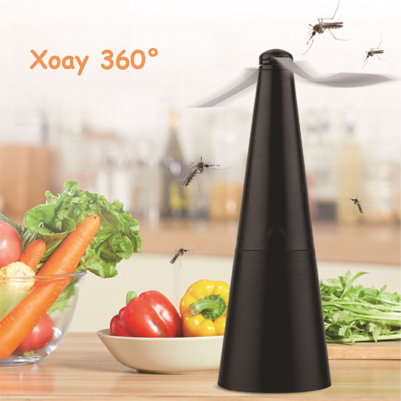 Quạt Đuổi Ruồi Muỗi Tự Động Chạy Pin, Cho Gia Đình, Dã Ngoại, Cửa Hàng,  , Di Động, Hiệu Quả