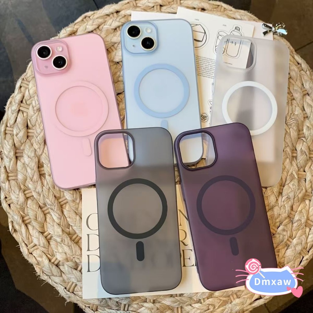 Ốp Điện Thoại Từ Tính Siêu Mỏng Cho Huawei Nova 14 Ultra 13 12 11 10 9 8 7 Pro SE 5G 4G Matte Đơn Giản Trong Suốt Vỏ PC Cứng Bao Gồm Tất Cả Ốp Lưng Chống Rơi