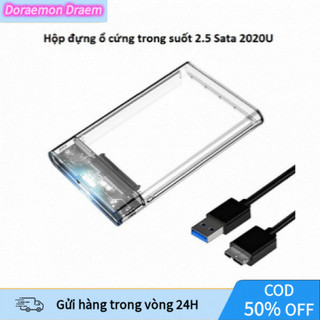 [COD] Box Ổ Cứng 2.5" SATA III G21U3 – USB 3.0 Trong Suốt, Tốc Độ Cao, Hỗ Trợ Ổ 2TB, Nắp Trượt Dễ Sử Dụng