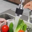Đầu vòi rửa bát tăng áp cao cấp MÀU ĐEN xoay 360 độ tích hợp lõi lọc bên trong.