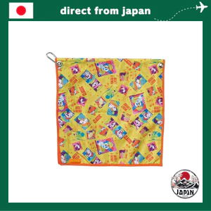 Marushin Character Golf Towel – Khăn golf microfiber (khăn mưa) kèm móc carabiner
