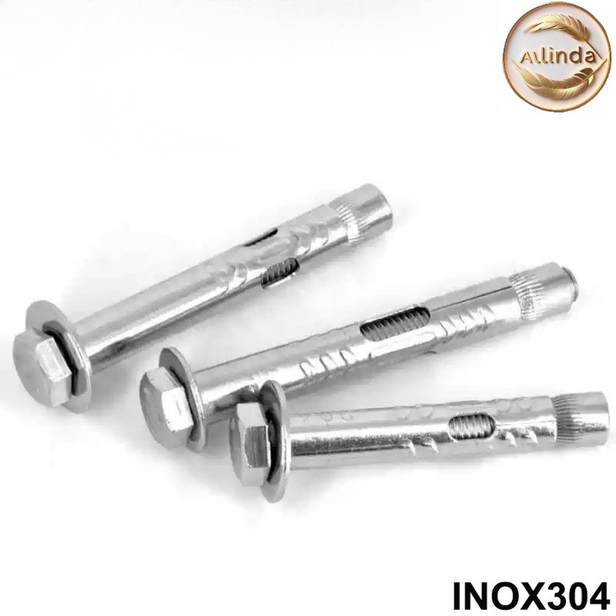 set tắc kê inox 304. bulong nở inox M6 M8 M10 M12 | Shopee Việt Nam