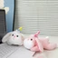 Búp bê thỏ treo tai QEARY, Chất liệu mềm Thiết kế Kawaii Đồ chơi sang trọng Thỏ nhỏ, Sleeping Mate Búp bê vui nhộn 28cm Vải sang trọng Mô phỏng Gối thỏ Đồ chơi trẻ em