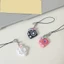 Ở Lại Nhiều Màu Sắc Macaron Thiết Kế Vòng Chìa Khóa Camera Quyến Rũ Điện Thoại Dây Buộc Cho Chìa Khóa Ba Lô