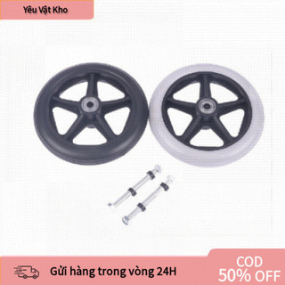 [COD]【48h】Bánh Xe Lăn 6/7/8 Inch Linh Hoạt Thay Thế Cho Xe Lăn Trước