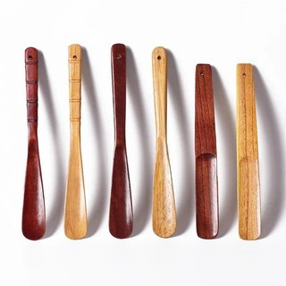 Mới Cao Cấp Gỗ Chắc Chắn Giày Sừng 16-40cm Tay Cầm Ngắn Shoehorn Người Phụ Nữ Mang Thai Giày Người Cao Tuổi Thìa Nhà Khách Sạn Giày Thìa 1 Cái