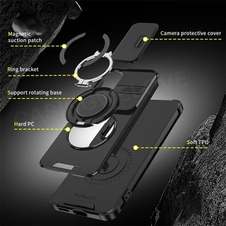 Ốp Điện Thoại Cho Vivo V50 Lite 50E V50Lite V40 Pro Lite 4G 5G 2025 Chống Sốc Đẩy Kéo Cửa Sổ Bảo Vệ Ống Kính Máy Ảnh Vỏ Vòng Kim Loại Giá Đỡ Camera Bảo Vệ Mặt Sau