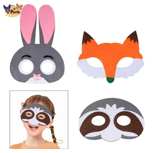 Mặt nạ nỉ động vật ủng hộ bữa tiệc Mặt nạ theo chủ đề Halloween dành cho thanh thiếu niên tiệc sinh nhật