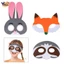 Mặt nạ nỉ động vật ủng hộ bữa tiệc Mặt nạ theo chủ đề Halloween dành cho thanh thiếu niên tiệc sinh nhật