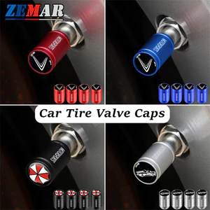 4 Vinfast Lốp Xe Ô Tô Nắp Van Ô Tô Xe Máy Xe Đạp Kim Loại Chống Bụi Thân Van Khí Mũ Cho Vinfast Fadil VF E34 8 9 VF8 VF9 VF3 VF5 VF6 VF7 VFe34 LUX A LUX SA 2.0 President