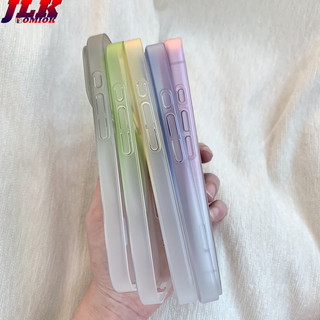 [JLK] Ốp điện thoại từ tính mờ siêu mỏng màu Gradient cho iPhone 17 Air 17 ProMax 16 15 Plus 14 13 12 Pro Max Vỏ cứng chống sốc trong suốt