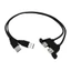 BTM Bảng Gắn USB2 0 Cáp Nối Dài Đôi USB Nam Sang Nữ Vít Lỗ Đính Kèm Cho Laptop Phụ Kiện Máy Tính