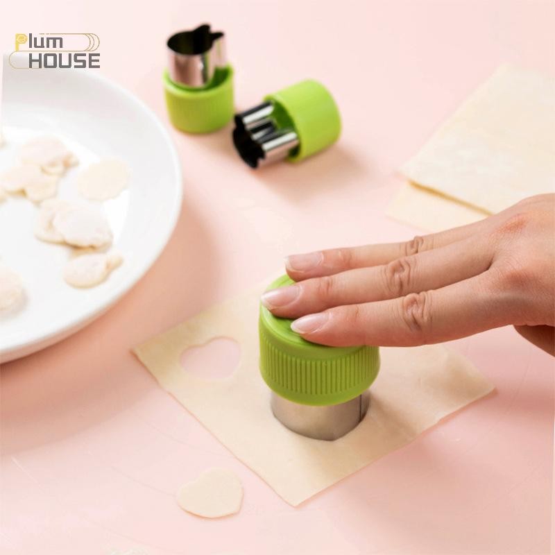 PlumHOUSE Rau Củ Quả Cắt Hoa Thép Không Gỉ Hoa Hình Hoạt Hình Khuôn Bánh Bánh Quy Cắt Khuôn Nhà Bếp Dụng Cụ Cắt Cookie VN