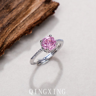 Nhẫn nữ phong cách châu Âu và Mỹ với thiết kế cắt hoa hồng nhiều màu sắc dành cho bé gái.