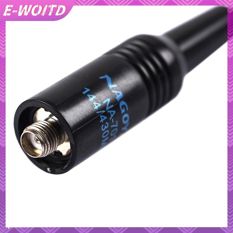 E-WOITD Nagoya Na 701 Ăng-ten tăng cường Băng tần nữ 144 / 430Mhz Ăng-ten cầm tay Máy tính để bàn Cần kéo Ăng-ten tăng cao cho bộ đàm liên lạc UV5R Đài phát thanh HNVN