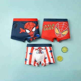Bộ 4 quần lót bé trai – Dáng đùi cotton mỏng nhẹ, họa tiết siêu anh hùng, thoáng khí, co giãn tốt