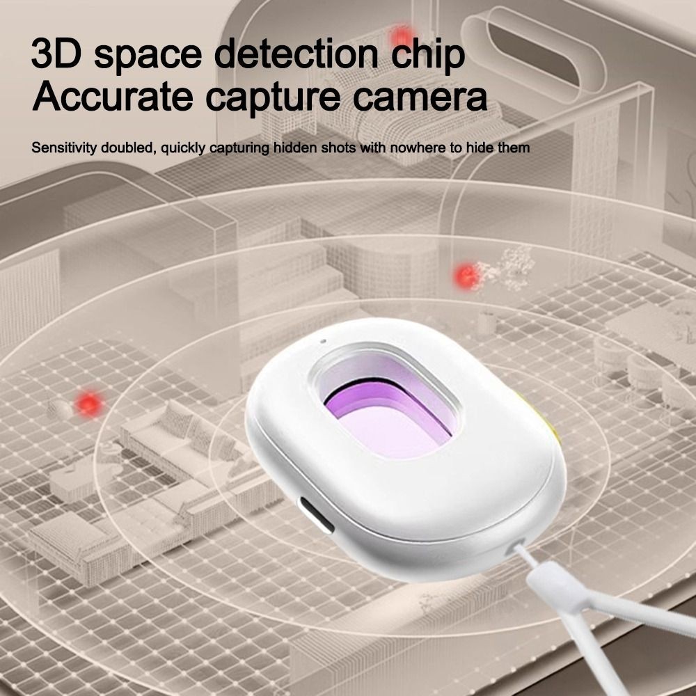 Máy dò tín hiệu SAIA: camera/thiết bị bảo vệ chống nhìn trộm, báo động âm thanh/ánh sáng di động