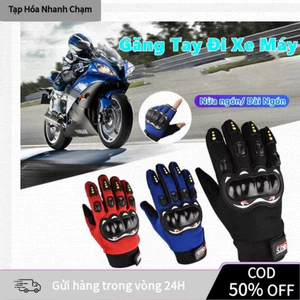 Găng Tay Hở Ngón – Dành Cho Phượt Thủ, Thoáng Khí, Chống Trượt, Cá Tính