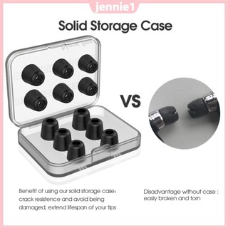 Comply Foam Tips Nút tai cách âm Đệm tai thay thế nâng cao trải nghiệm âm nhạc Nhẹ nhỏ gọn cho tai nghe