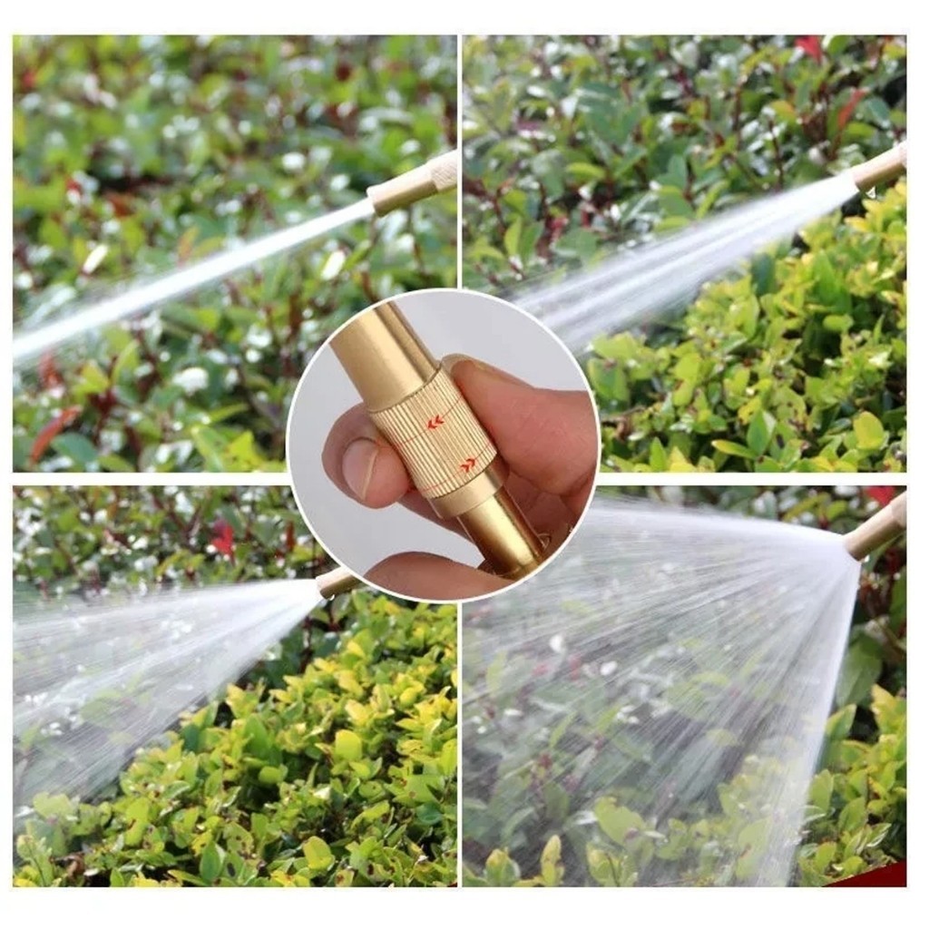 COMBO Vòi Xịt Kèm Dây Ống Xịt Nước Tăng Áp Tưới Cây Vườn Rửa Xe, Bộ vòi tăng áp 5-20M