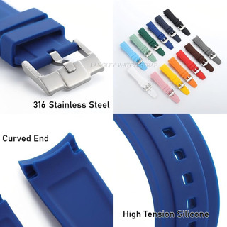 Dây đeo đồng hồ silicon đầu cong đầy màu sắc cho đồng hồ mặt trăng OMEGA Seamaster Đồng thương hiệu Planet Series Dây đeo đồng hồ cao su mềm dành cho nam nữ Thể thao MERCURY Mặt trăng sao Thổ