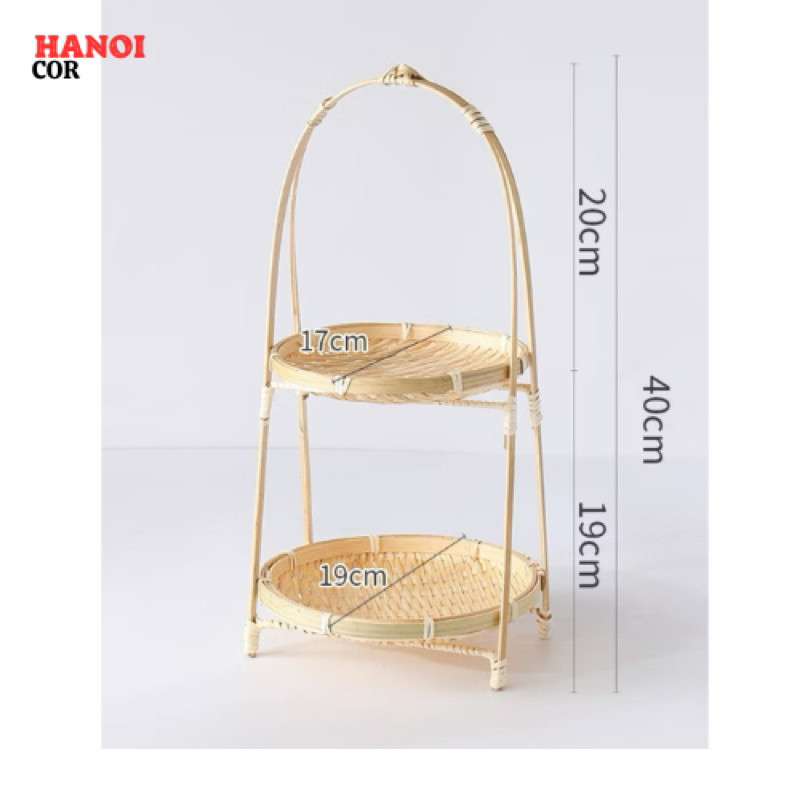 Mẹt tre tầng để bàn 1,2,3 tầng cho không gian thanh lịch, gần gũi mà độc đáo