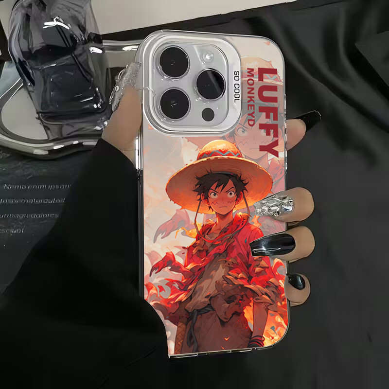 Vỏ Tương Thích Cho Samsung Galaxy S25 S23 FE S23 S24 Ultra S22 S21 Plus S20 S21 Note 20 Siêu Hoạt Hình One Piece Angry Luffy Zoro Matte Bìa Cứng