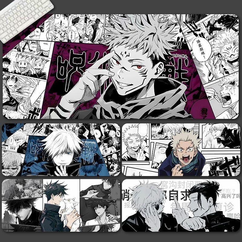 Miếng Lót Chuột Jujutsu Kaisen Manga Nhật Bản Satoru Gojo Yuji Itadori Ryomen Sukuna Bàn Phím Máy Tính Dày Cực Lớn Để Bàn Thảm Trải Bàn (XCDR)