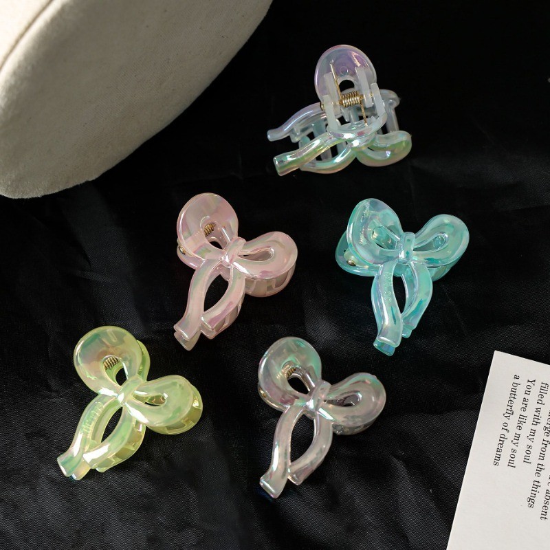 [Yunyuan] Kẹp nơ Streamer 4cm mới Nhật Bản và Hàn Quốc Đầu công chúa ngọt ngào dễ thương Kẹp tóc nửa phần Kẹp tóc vừa Phụ kiện tóc