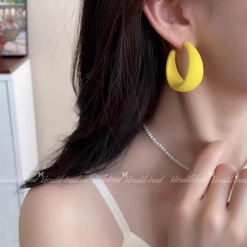 Bông Tai Vàng Mùa Hè Nữ Niche Design Sense 2025 Bông Tai Phong Cách Mới Bông Tai