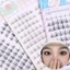 AFTEROF 10 Vòng / hộp Lông mi giả, Dụng cụ trang điểm mắt dài tự nhiên thoải mái, Thân trong suốt thực tế và tự nhiên Hàng mi cá nhân tiện lợi