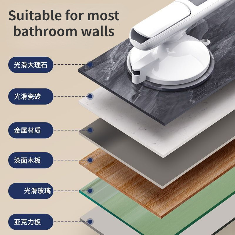 Tay vịn phòng tắm Tay cầm an toàn cho người cao tuổi Chống trượt Tay vịn phòng tắm Không khoan Bồn cầu Hút chân không Cốc chống rơi Tay cầm