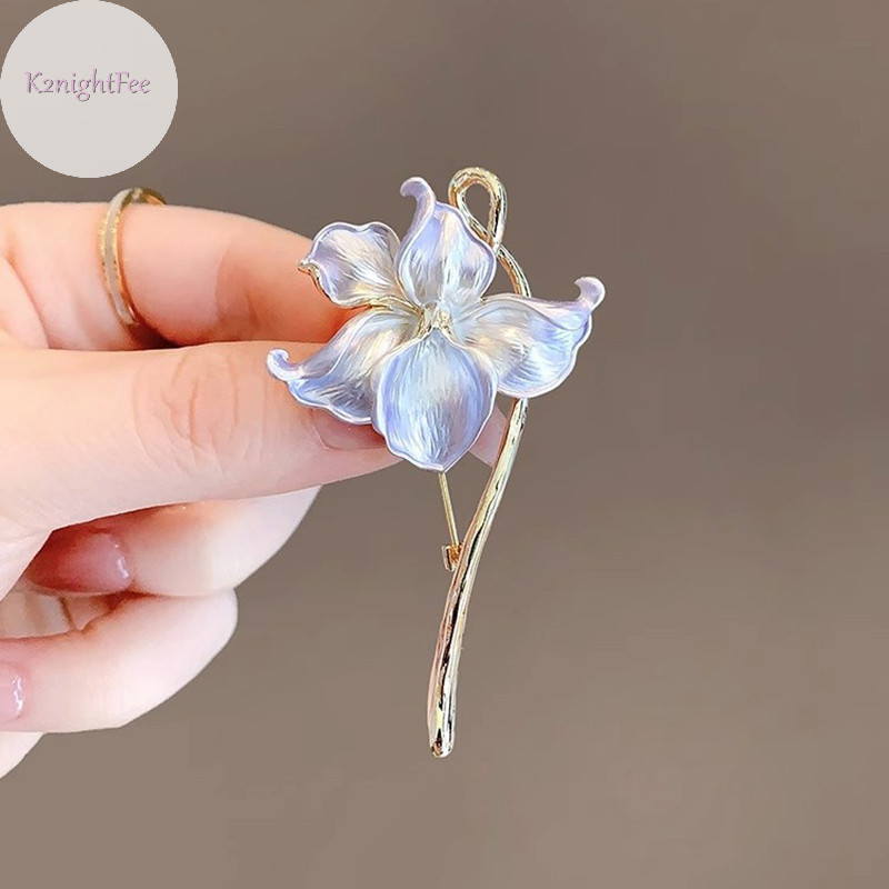 K2nightfee Phong Cách Mới Tính Khí Cảm Giác Nước Lily Men Hoa Lily Trâm Cài Cho Nữ Đám Cưới Tiệc Văn Phòng Cài Áo Quà Tặng VN