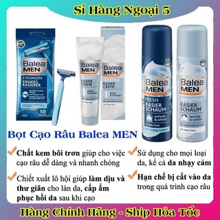 [Date mới nhất] Bọt cạo râu, Kem cạo râu Balea men Rasier Creme của Đức