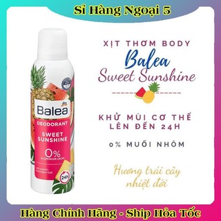 Xịt thơm cơ thể và khử mùi Balea của Đức - Mẫu mới nhất