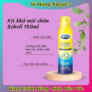 [DATE MỚI NHẤT] Xịt khử mùi hôi chân và giày Scholl date mới nhất –Nội địa Đức
