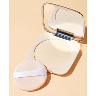 Phấn nền dạng bột mịn cố định GECOMO Soft-focus Matte Fixed Makeup Powder Cake Natural Lightweight Powder Foundation Invisible Pore ღ Pink Girl Bling Makeup Look