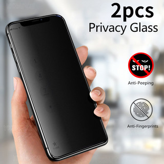 2 Chiếc Kính Cường Lực Riêng Tư Cho iPhone X XS XR 11 12 13 mini 14 15 16 Pro MAX 6 7 8 Plus SE Chống Gián Điệp Nhìn Trộm Màn Hình Bảo Vệ