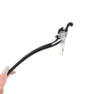 Kẹp tóc tua rua sen váy mặt ngựa cao cấp Phụ kiện tóc Trung Quốc