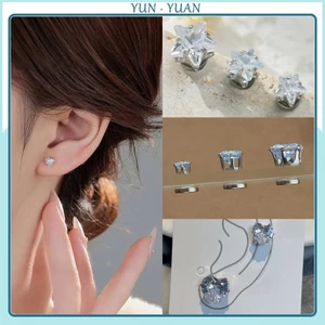 Siêu Flash Ngôi Sao Tình Yêu Móng Tay Cochlear Từ Tính Không Đấm Xương Tai Từ Tính Móng Tay Nam Châm Xương Tai Kẹp