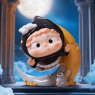 (✿Tùy chọn) Heyone Star OZAI ASI MIMI JOY Guadi 25 O 'clock in the Dark Night Blind Box Chơi hợp thời trang Tay-Run