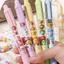 GREAT Panda Cherry Blossom String Pen, DIY Beads Press Gel Pen, Bút Sinh Viên Xóa Được Viết Văn Phòng Phẩm Bút Giải Nén