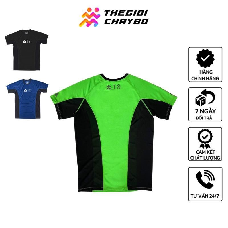 Áo chạy bộ nam T8 Iced Tee Men - Siêu Nhẹ và Siêu Mát - Logo Phản Quang
