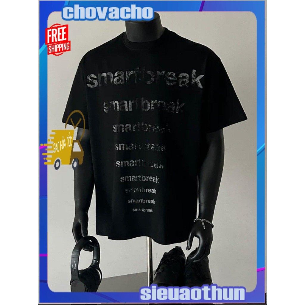 Áo thun Stee Cổ tròn SMART BREAK Localbrand ICVCVNI Unisex