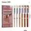 GETVOW 6 Cái / bộ Bút Gel, Bút trung tính khô nhanh mực đen 0,5mm, Công cụ viết nạp lại dung lượng lớn đa chức năng dành cho học sinh